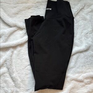 Alphalete Black Leggings Smooth Stretchy Fit